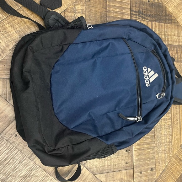 Adidas Men's Navy and Black Backpack - Picture 1 of 5